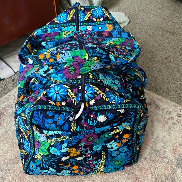 Vera Bradley Printed Cotton Extra Large Travel Duffel Bag - Picture 3 of 6